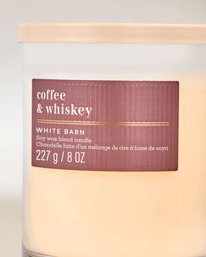 Coffee & Whiskey Single Wick Candle