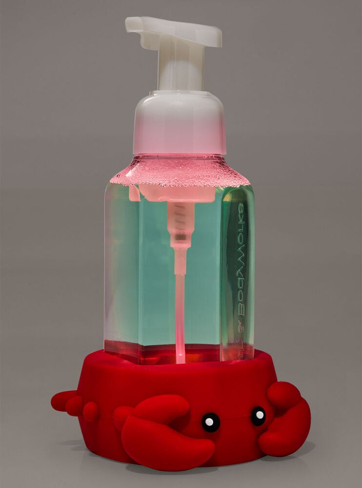 Light-Up Crab Gentle Foaming Soap Holder Image 3