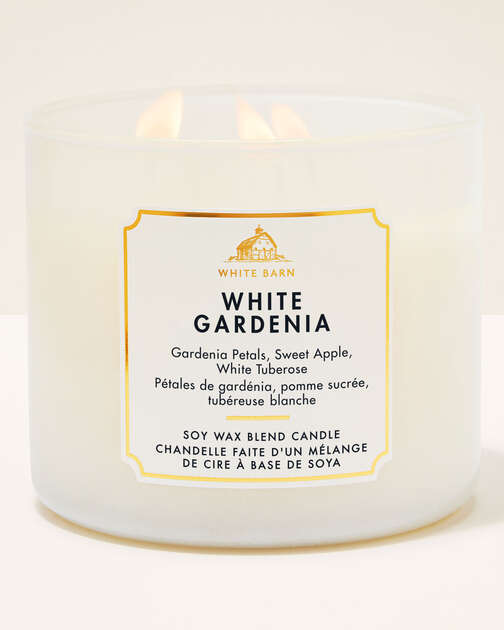 White Gardenia 3-Wick Candle