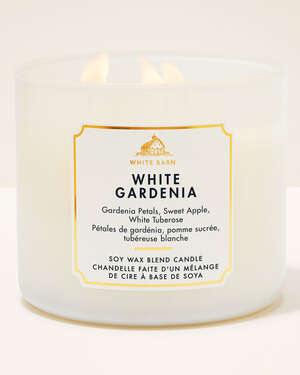 White Gardenia 3-Wick Candle