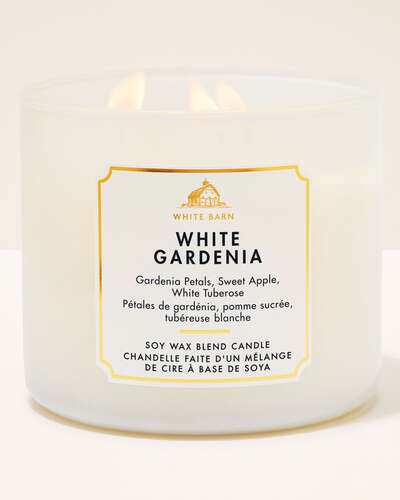 White Gardenia 3-Wick Candle