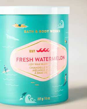 Fresh Watermelon Single Wick Candle