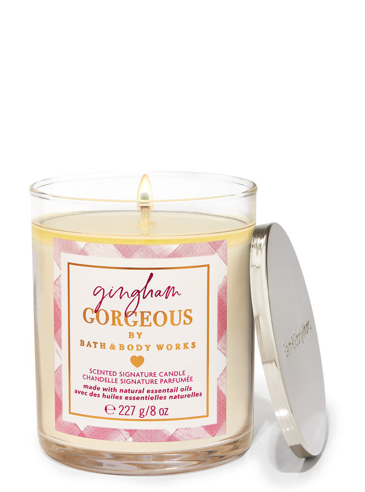 Gingham Gorgeous Signature Single Wick Candle