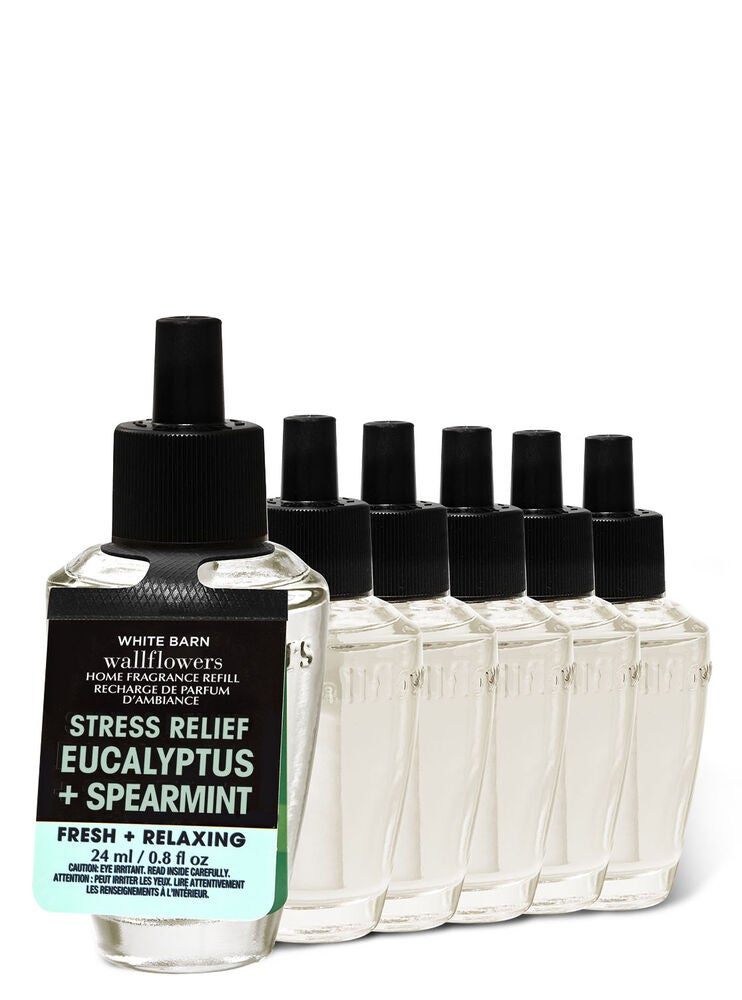 Eucalyptus Spearmint Wallflowers Fragrance Refill, 6Pack Bath and Body Works