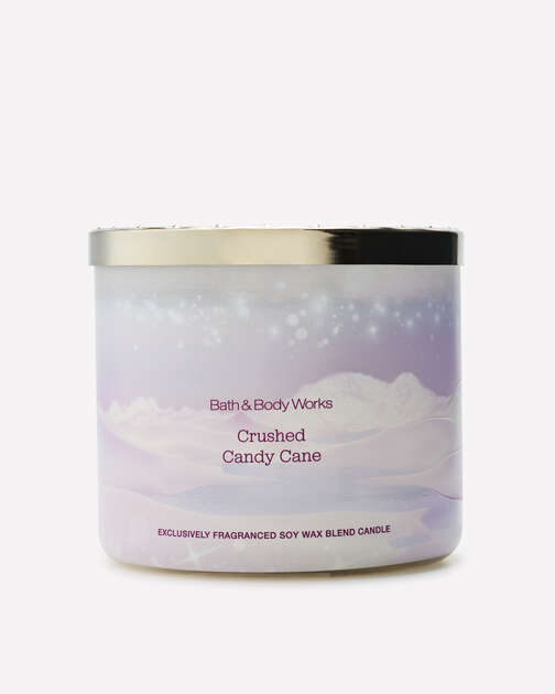 Crushed Candy Cane 3-Wick Candle