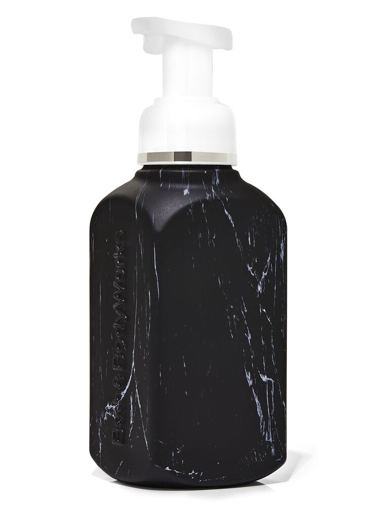 Distributeur de savon moussant pour les mains doux et net marbre noir