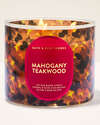 Mahogany Teakwood 3-Wick Candle