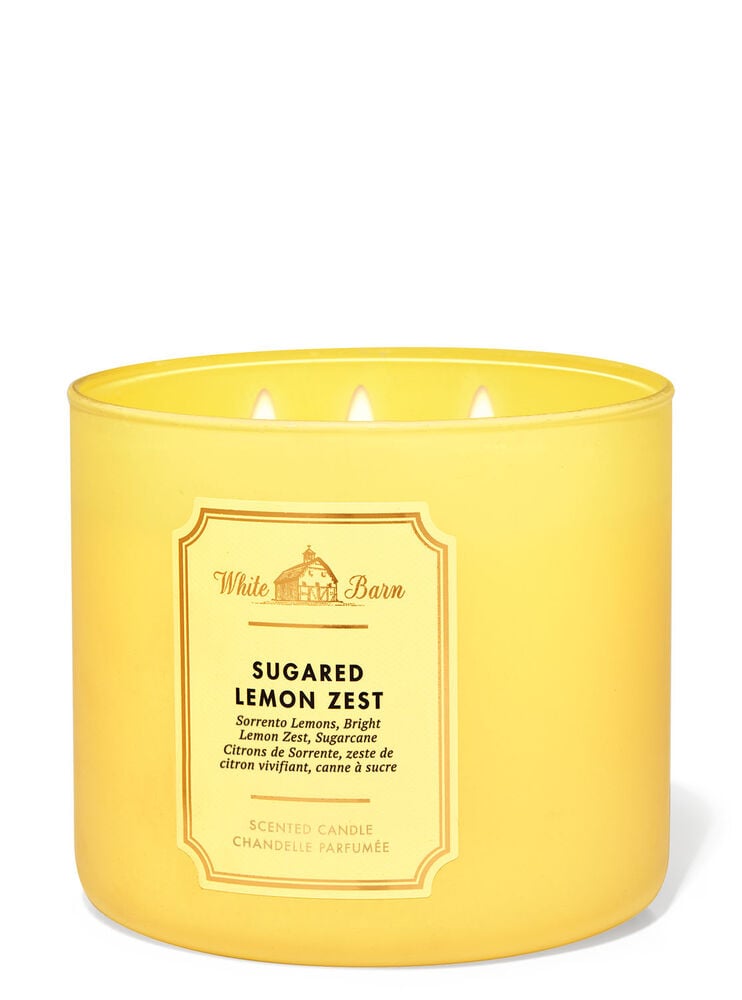 Sugared Lemon Zest 3-Wick Candle