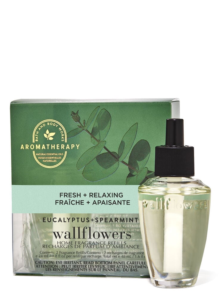 Paquet de 2 recharges de fragrance Wallflowers Eucalyptus Spearmint