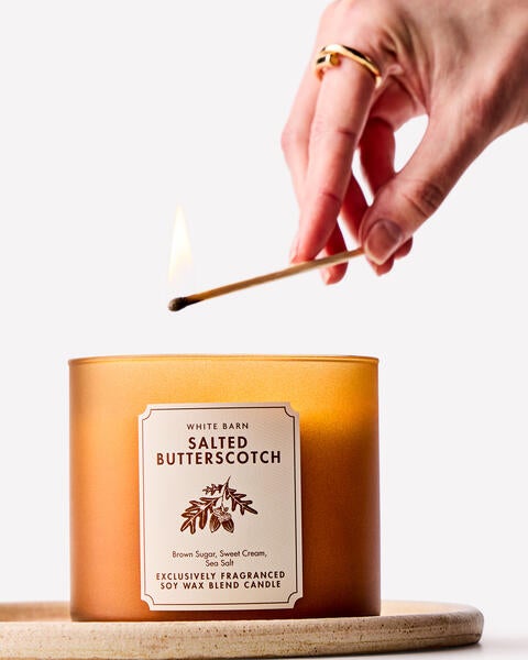 Chandelle à 3 mèches Salted Butterscotch
