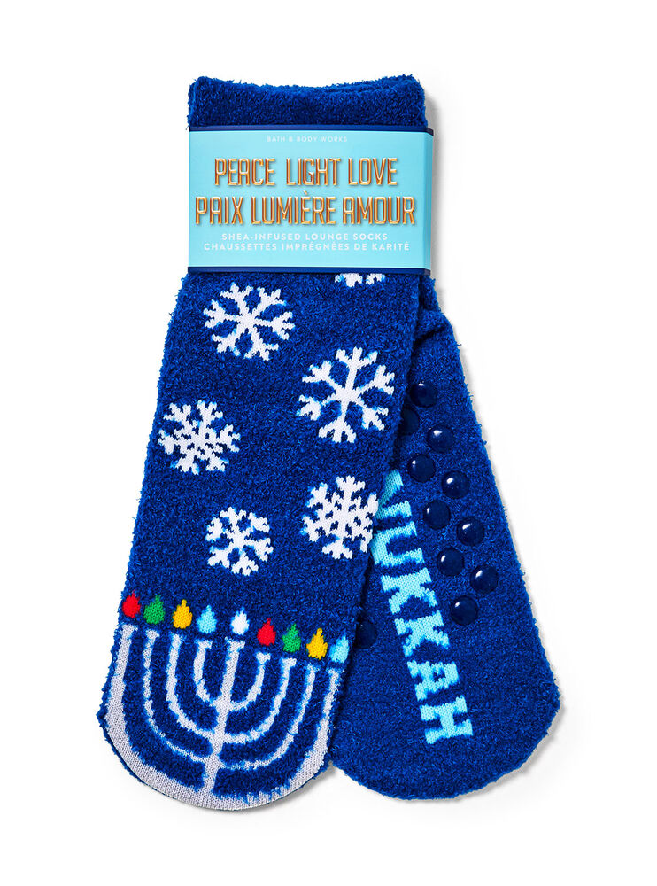Chaussettes imprégnées de karité Happy Hanukkah Image 1