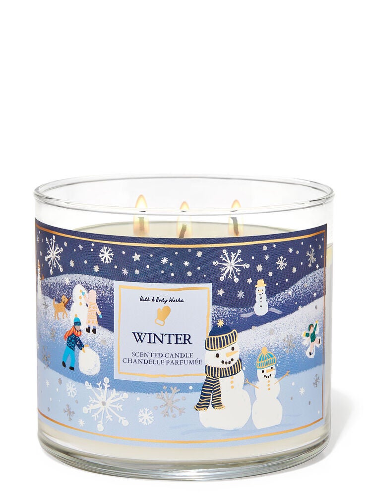 Winter 3Wick Candle Bath and Body Works