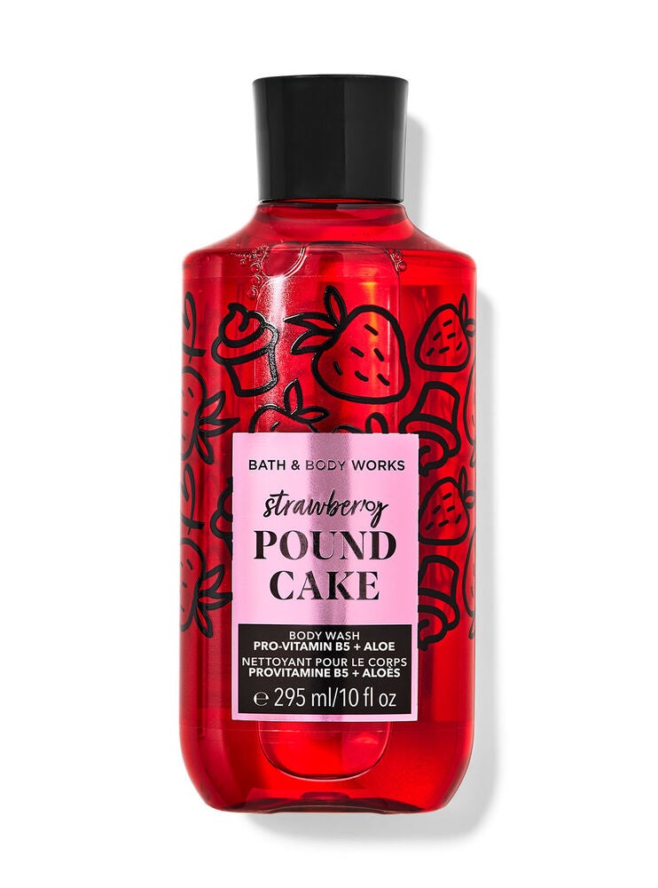 Strawberry Pound Cake Body Wash Bath and Body Works