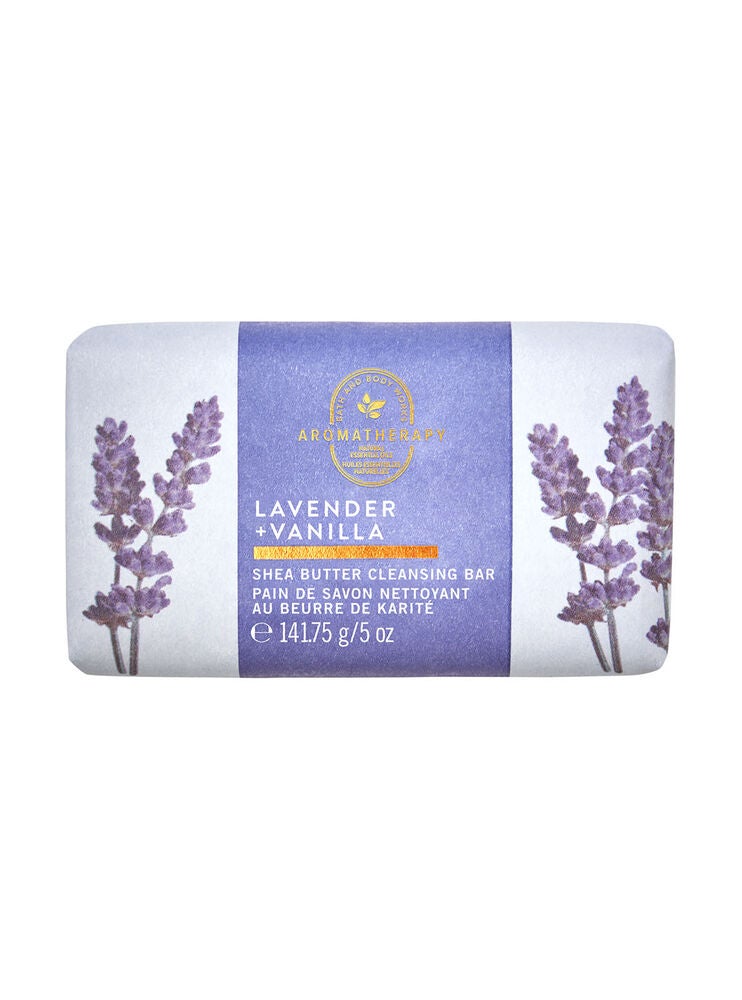 Lavender Vanilla Shea Butter Cleansing Bar Bath and Body Works