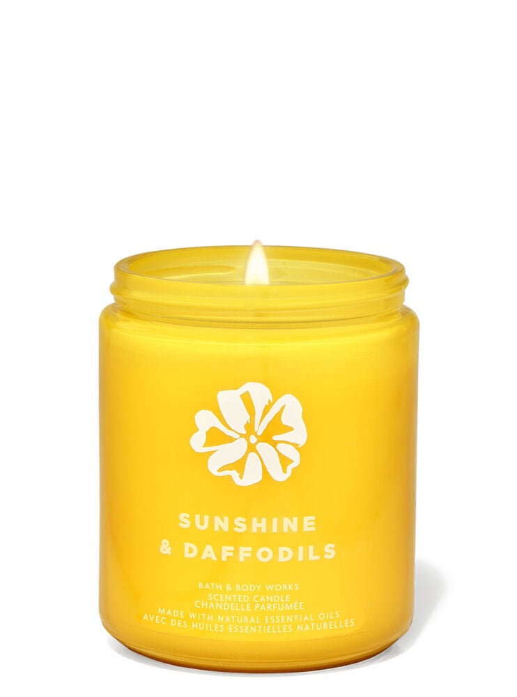 Sunshine & Daffodils Single Wick Candle