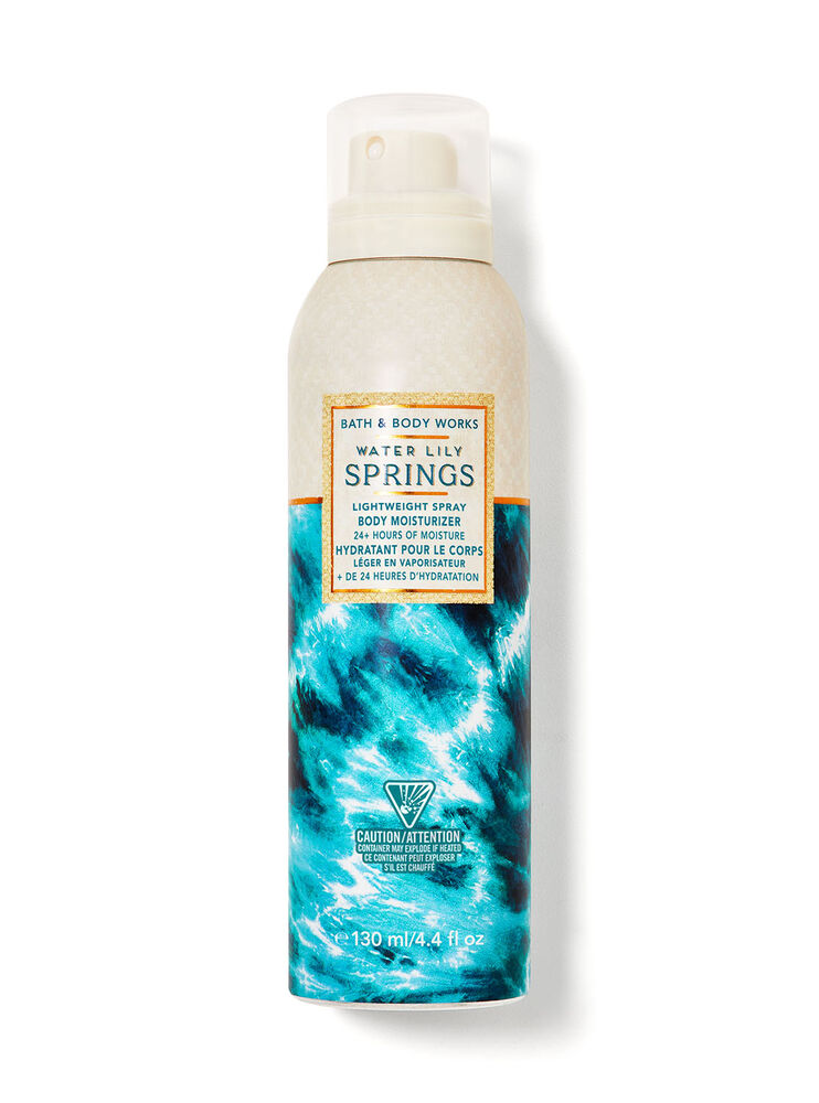 Hydratant pour le corps léger en vaporisateur Water Lily Springs