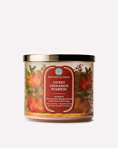 Sweet Cinnamon Pumpkin 3-Wick Candle