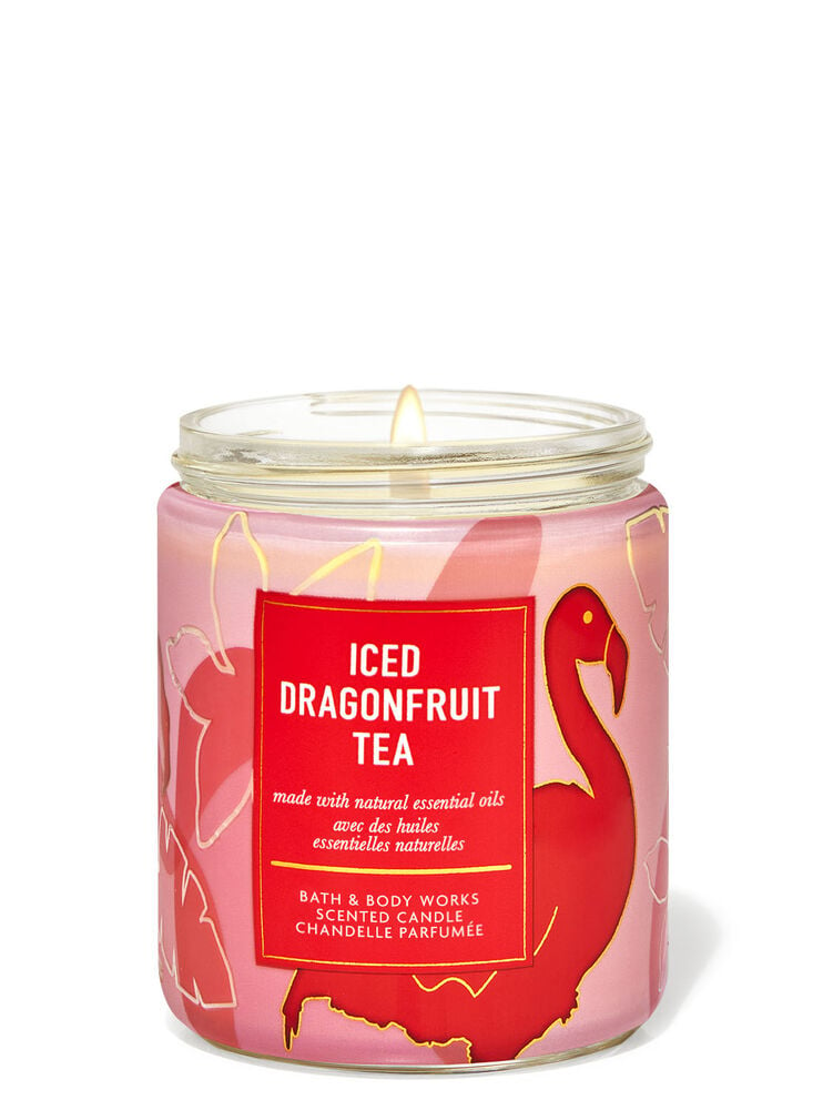 Iced Dragonfruit Tea Single Wick Candle Image 2