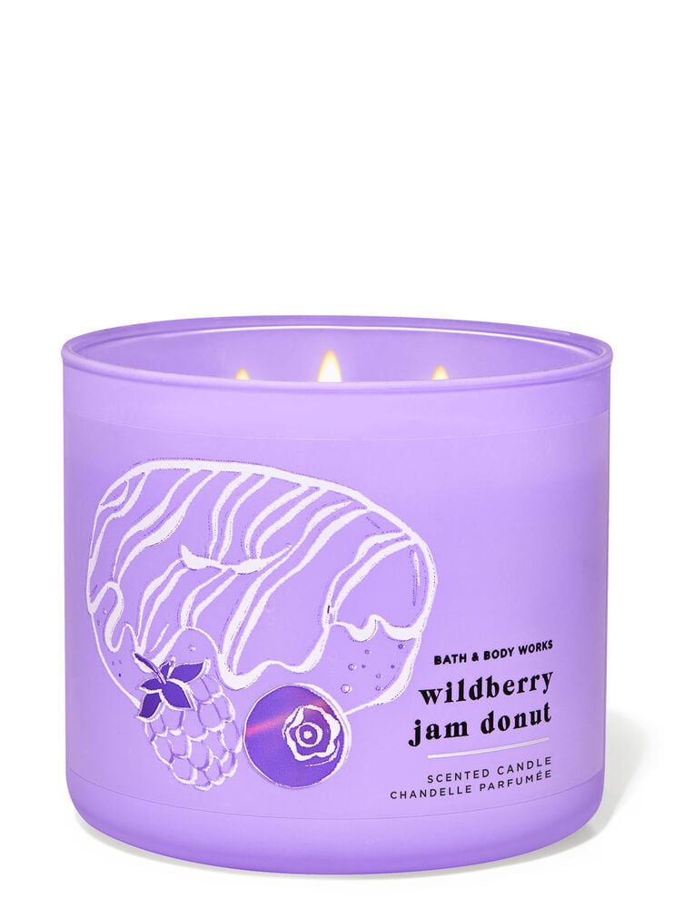 Wildberry Jam Donut 3-Wick Candle