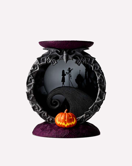 Spiral Hill Light-Up Pedestal 3-Wick Candle Holder