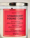 Strawberry Pound Cake Single Wick Candle