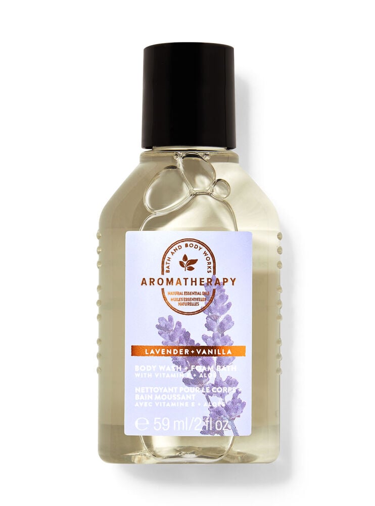 Nettoyant pour le corps et bain moussant format mini Lavender Vanilla