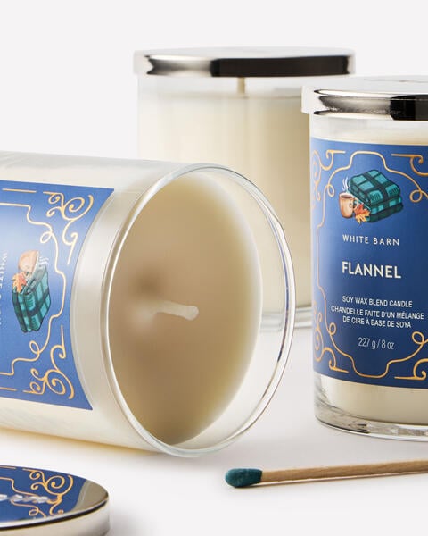 Chandelle à une mèche Flannel