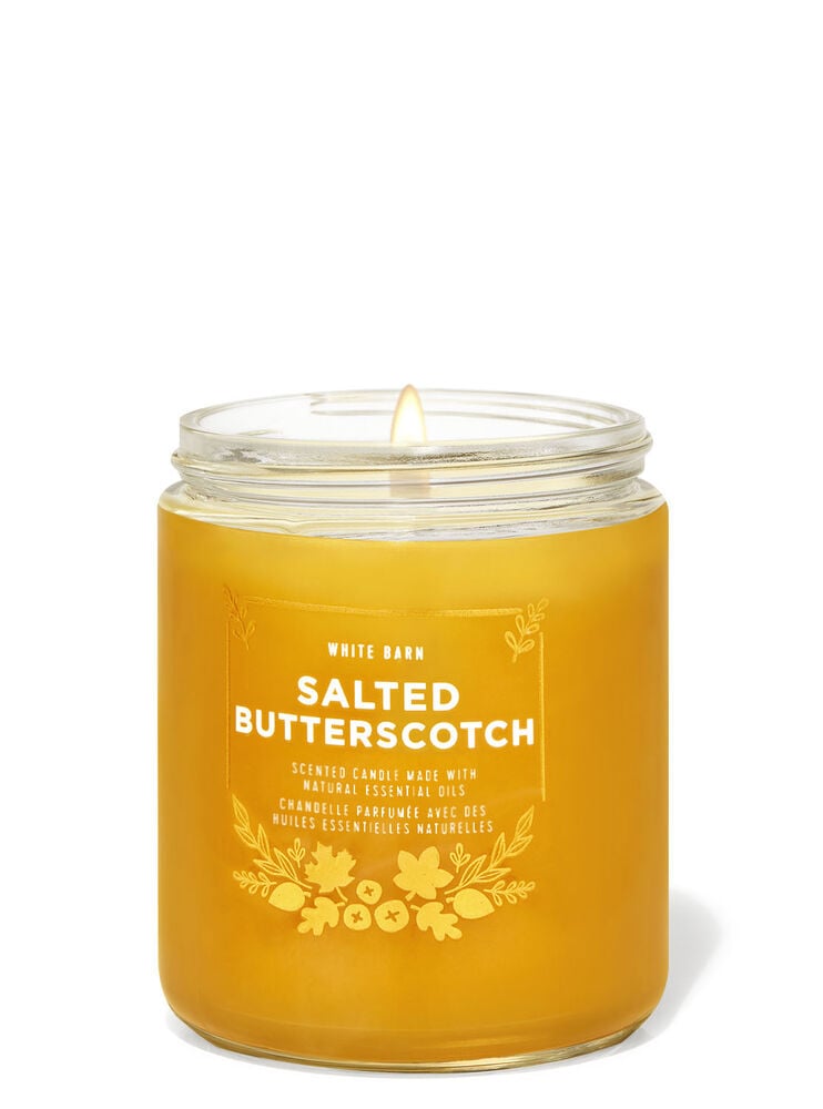 Salted Butterscotch Single Wick Candle