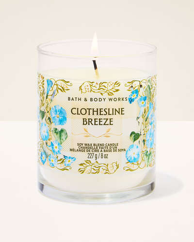 Clothesline Breeze Single Wick Candle