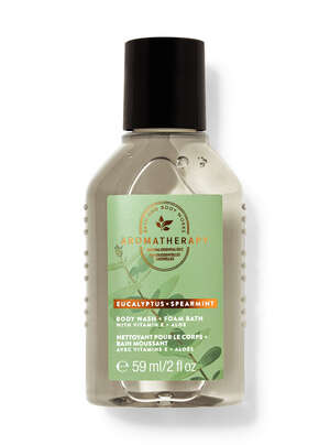 Eucalyptus Spearmint Travel Size Body Wash and Foam Bath