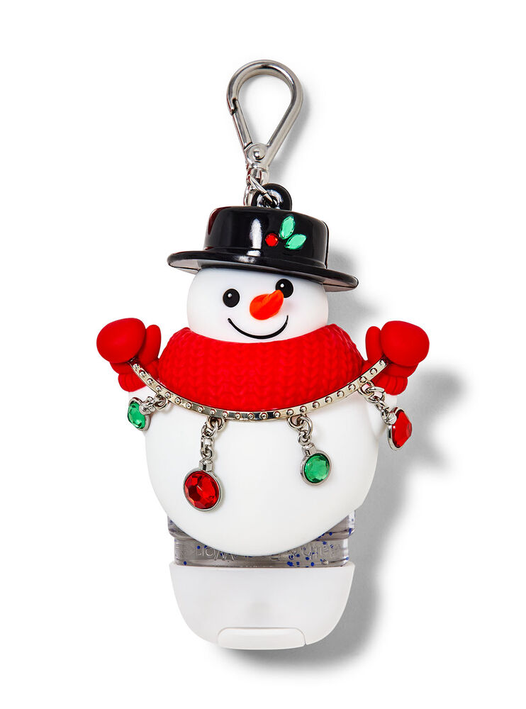 Light-Up Blingy Jolly Snowman PocketBac Holder Image 1