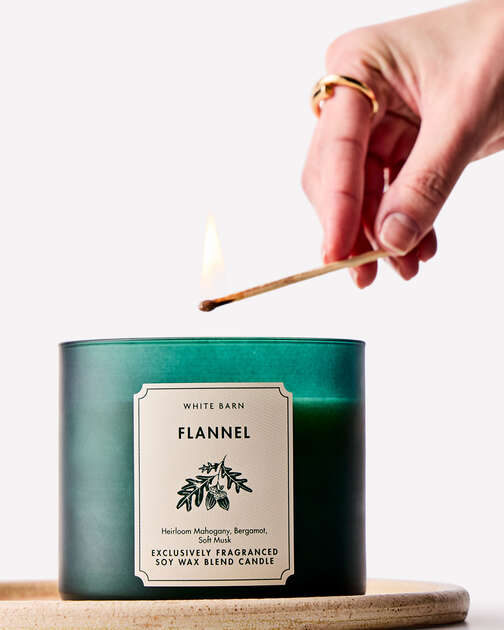 Flannel 3-Wick Candle