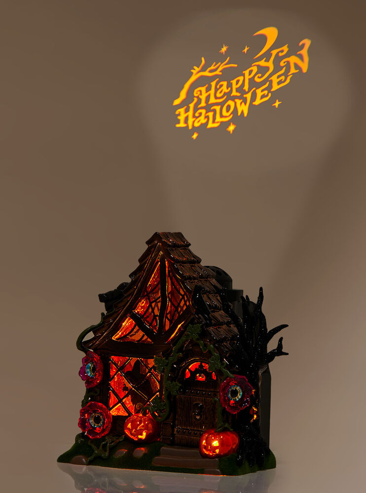Diffuseur de fragrance Wallflowers veilleuse maison de sorcière avec projection Image 1
