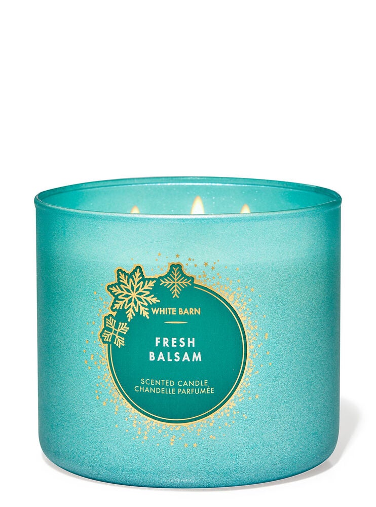 Fresh Balsam 3Wick Candle Bath and Body Works