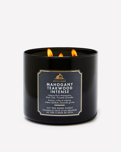 Mahogany Teakwood Intense 3-Wick Candle