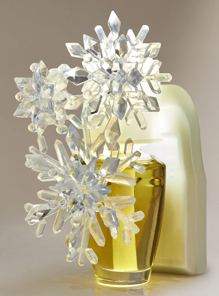 Snowflakes Nightlight Wallflowers Fragrance Plug Bath and Body Works