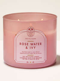 Rose Water & Ivy 3-Wick Candle