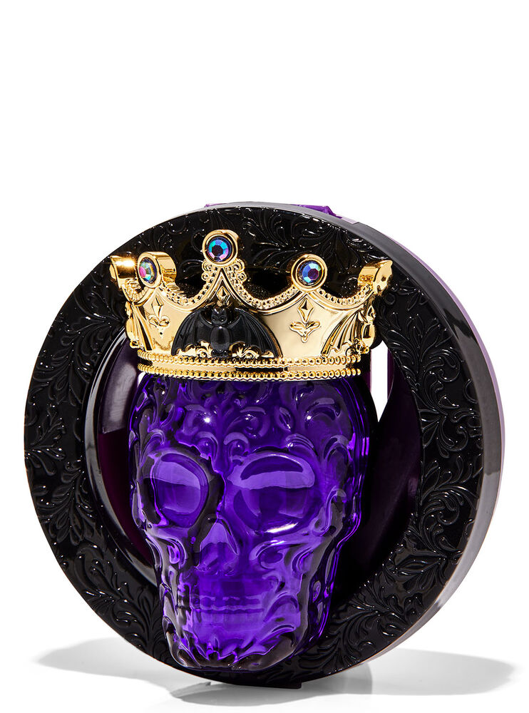 LED Skull Crown Car Fragrance Holder