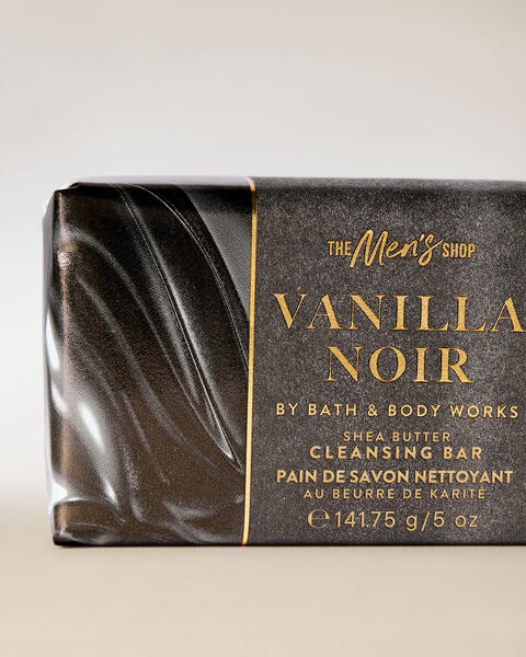 Pain nettoyant au beurre de karité Vanilla Noir