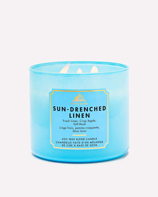 Sun-Drenched Linen 3-Wick Candle