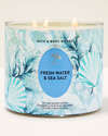 Fresh Water & Sea Salt 3-Wick Candle
