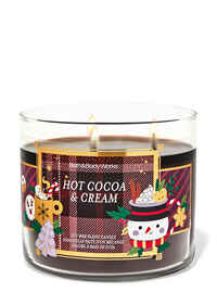 Hot Cocoa & Cream 3-Wick Candle