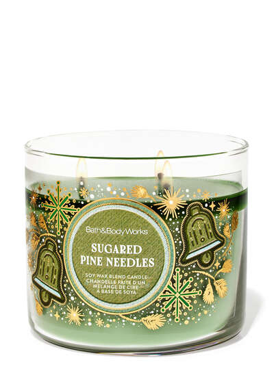 Sugared Pine Needles 3-Wick Candle