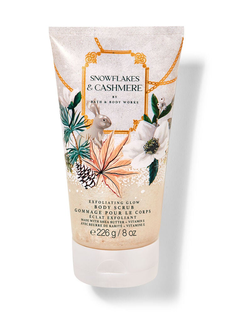 Snowflakes & Cashmere Exfoliating Glow Body Scrub Bath and Body Works