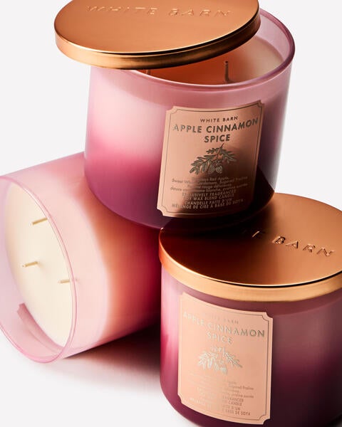 Chandelle à 3 mèches Apple Cinnamon Spice