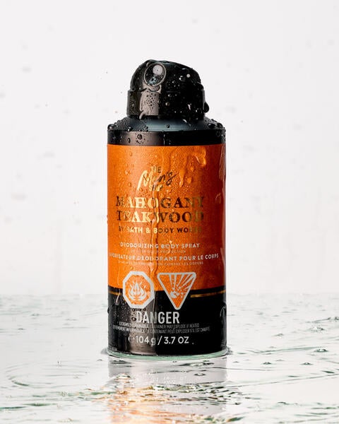 Mahogany Teakwood Deodorizing Body Spray