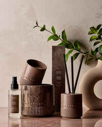 Brown Reed Vessel