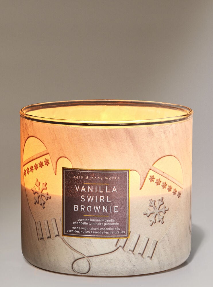 Vanilla Swirl Brownie 3-Wick Candle Image 2