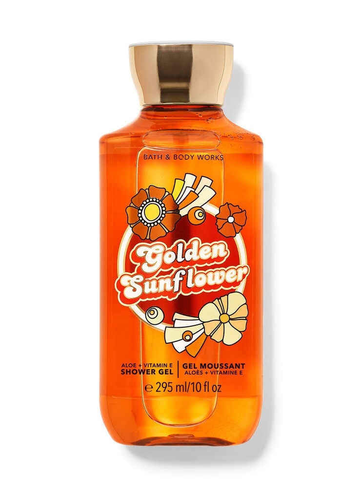 Golden Sunflower Shower Gel Bath and Body Works