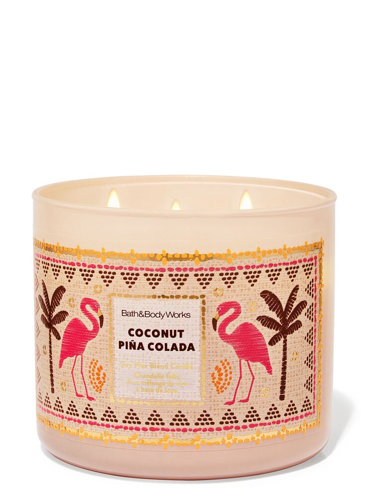 Coconut Pina Colada 3-Wick Candle | Bath and Body Works
